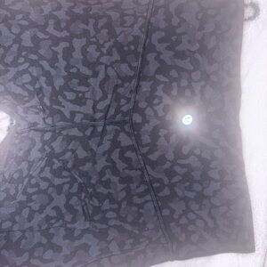 Black leopard lululemon Leggings
